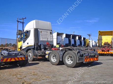 2013 Iveco 430 double diff truck tractor for sale, rear